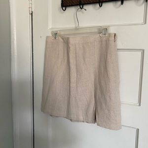 NWT Abercrombie Cream Linen Skirt